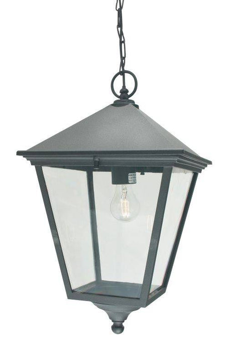 Turin Grande Outdoor Chain Black - Comet Lighting