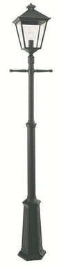 Turin Grande Outdoor Single Post Black - Comet Lighting