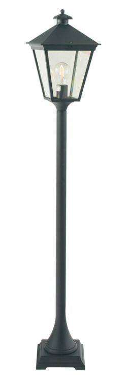 Turin Outdoor Pillar Black - Comet Lighting