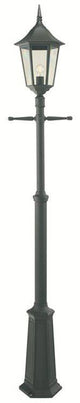 Valencia Grande Outdoor Single Post Black - Comet Lighting