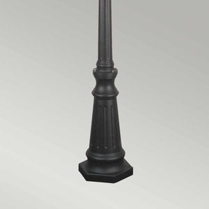 Norfolk Outdoor 3lt Lamp Post Black - Comet Lighting