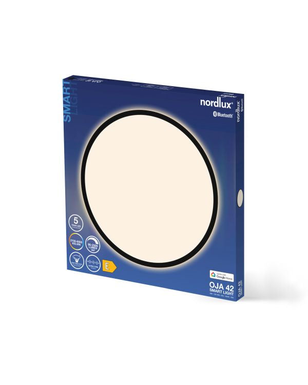 Nordlux Oja Smart 42 Ceiling light Black