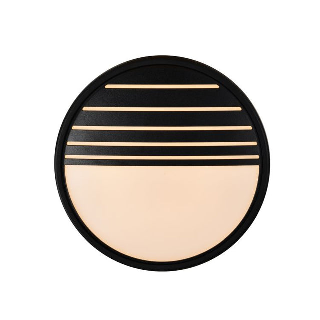 Nordlux Oliver Round Wall light Black