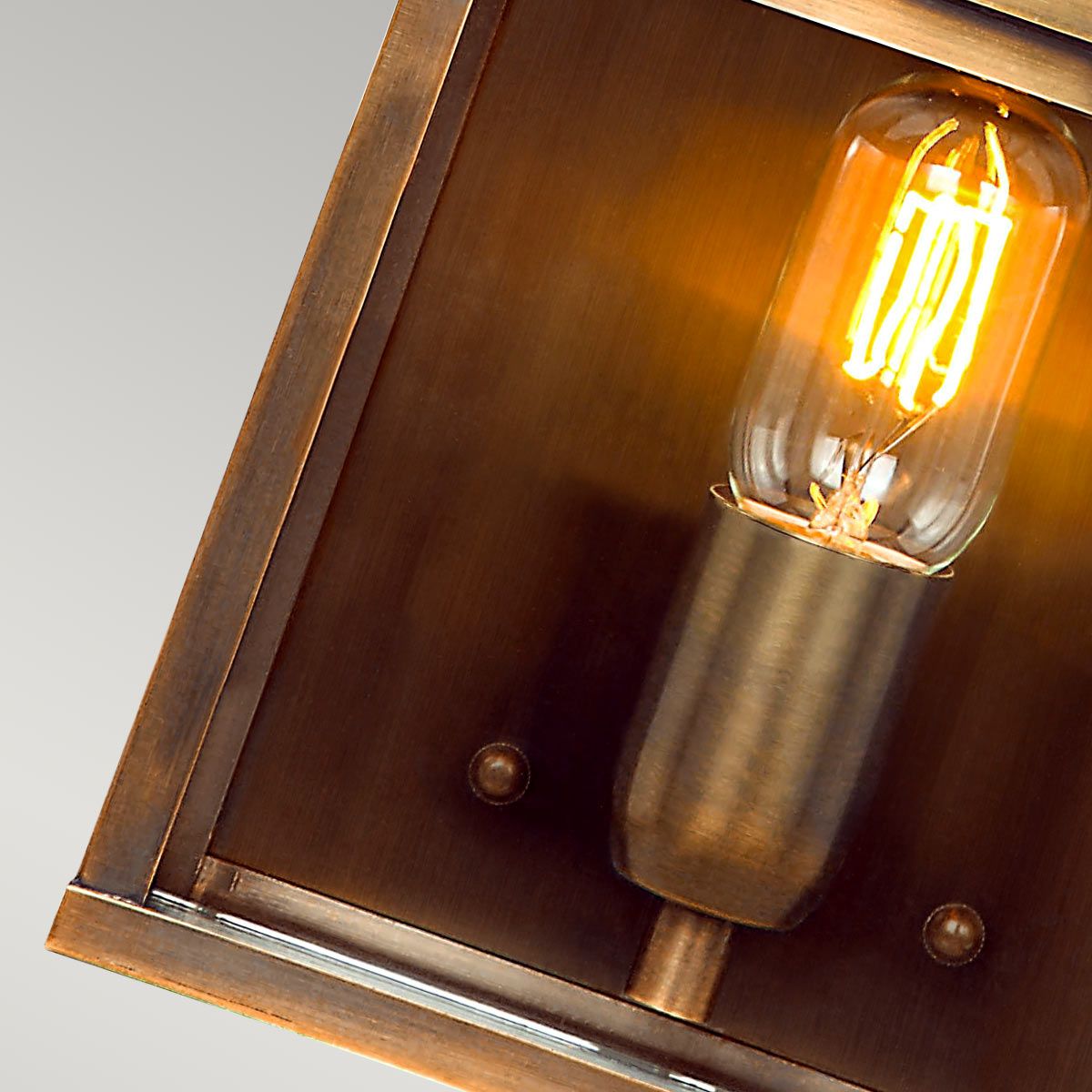 Old Bailey Outdoor Wall Lantern Brass - Comet Lighting
