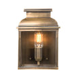 Old Bailey 1 Light Wall Lantern - Brass - Comet Lighting