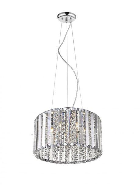 CRYSTAL Diore 4lt Ceiling Light Chrome