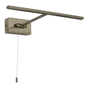 Cadiz LED Picture Light - Antique Brass Metal