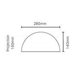 Paris 1 Light Large Wall Lantern - Galvanised - Comet Lighting