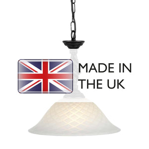 Pembroke 1 Light Pendant - Black - Comet Lighting