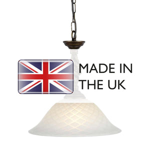 Pembroke 1 Light Pendant - Black/Gold - Comet Lighting