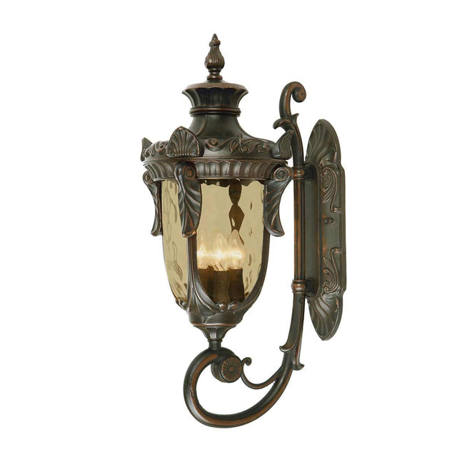 Philadelphia 3 Light Large Wall Lantern - Old Bronze - Comet Lighting