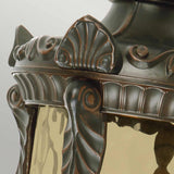 Philadelphia Outdoor Wall Up Lantern Large Bronze