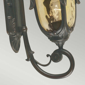 Philadelphia 1 Light Medium Wall Lantern - Old Bronze - Comet Lighting