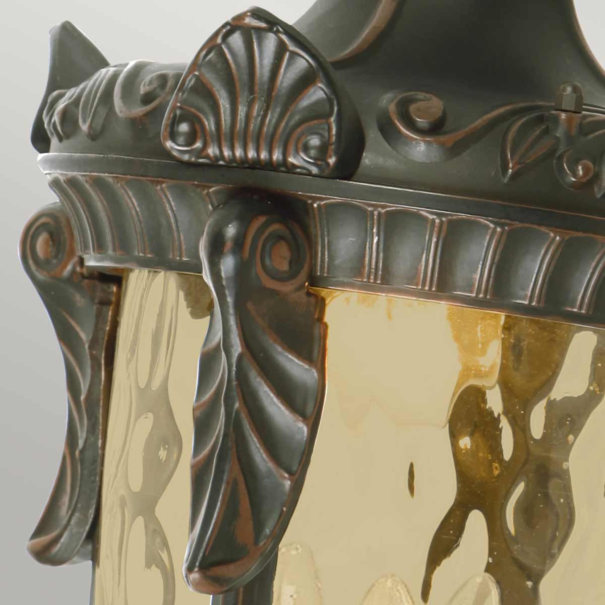 Philadelphia 3 Light Large Down Wall Lantern - Old Bronze - Comet Lighting