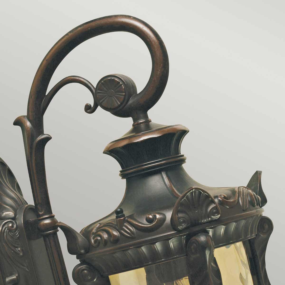 Philadelphia 1 Light Medium Down Wall Lantern - Old Bronze - Comet Lighting