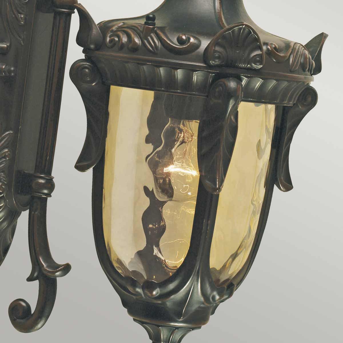 Philadelphia 1 Light Medium Down Wall Lantern - Old Bronze - Comet Lighting