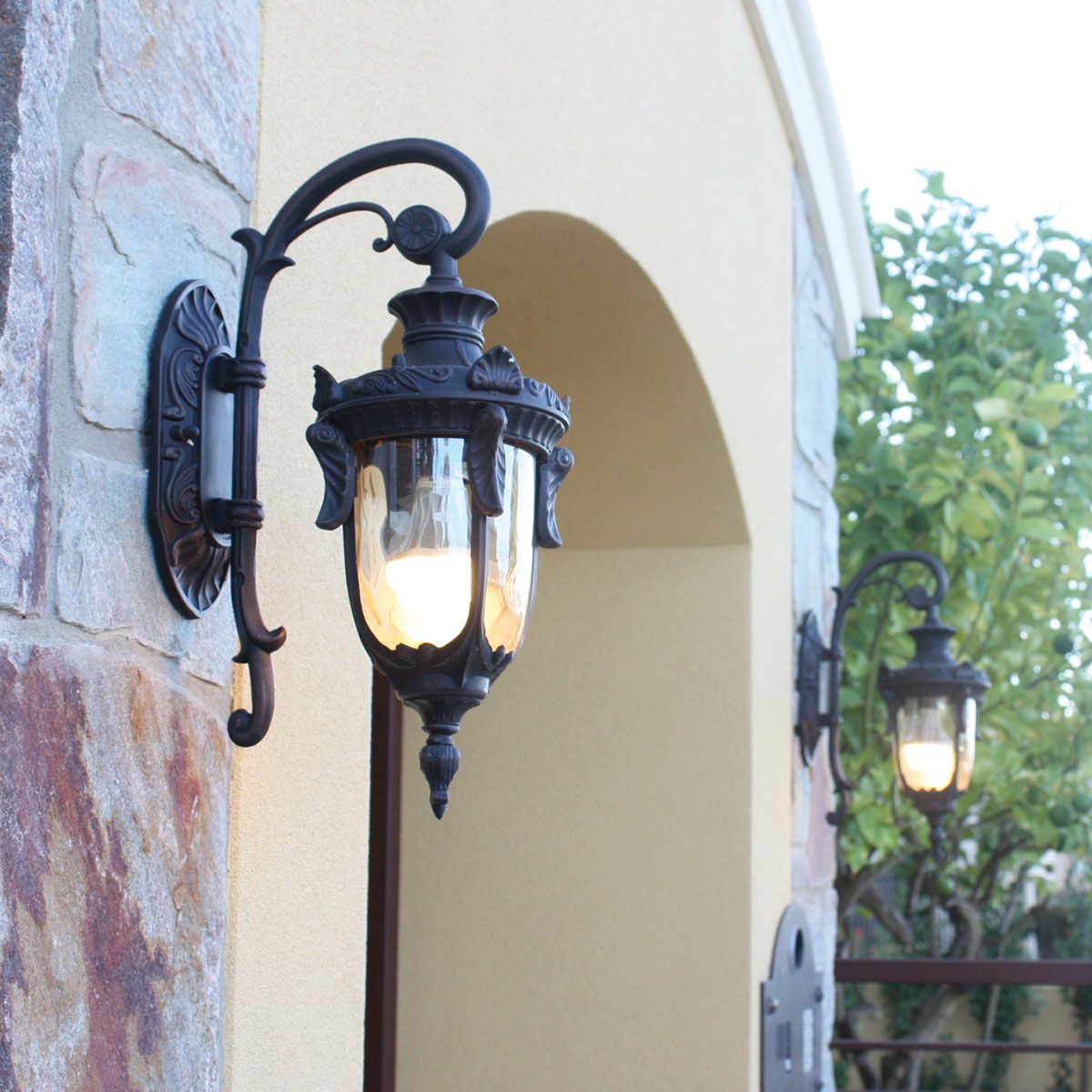 Philadelphia 1 Light Small Down Wall Lantern - Old Bronze - Comet Lighting