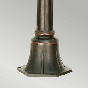 Philadelphia 1 Light Medium Pillar - Old Bronze - Comet Lighting