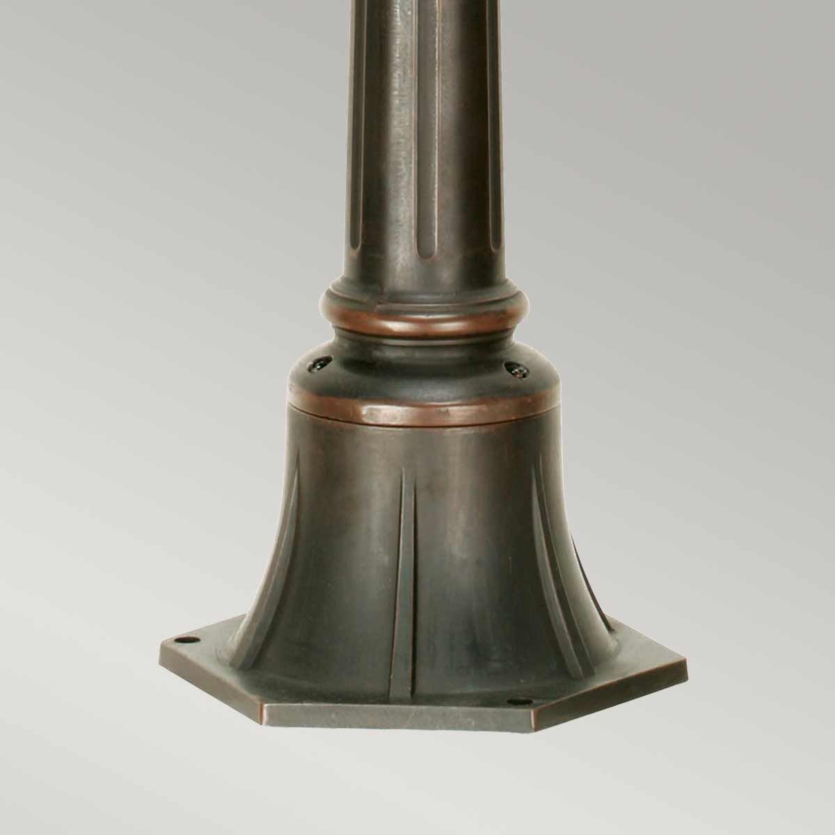 Philadelphia Outdoor Pillar Lantern Old Bronze