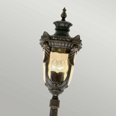 Philadelphia 3 Light Large Lamp Post - Old Bronze - Comet Lighting