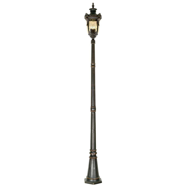 Philadelphia 3 Light Large Lamp Post - Old Bronze - Comet Lighting