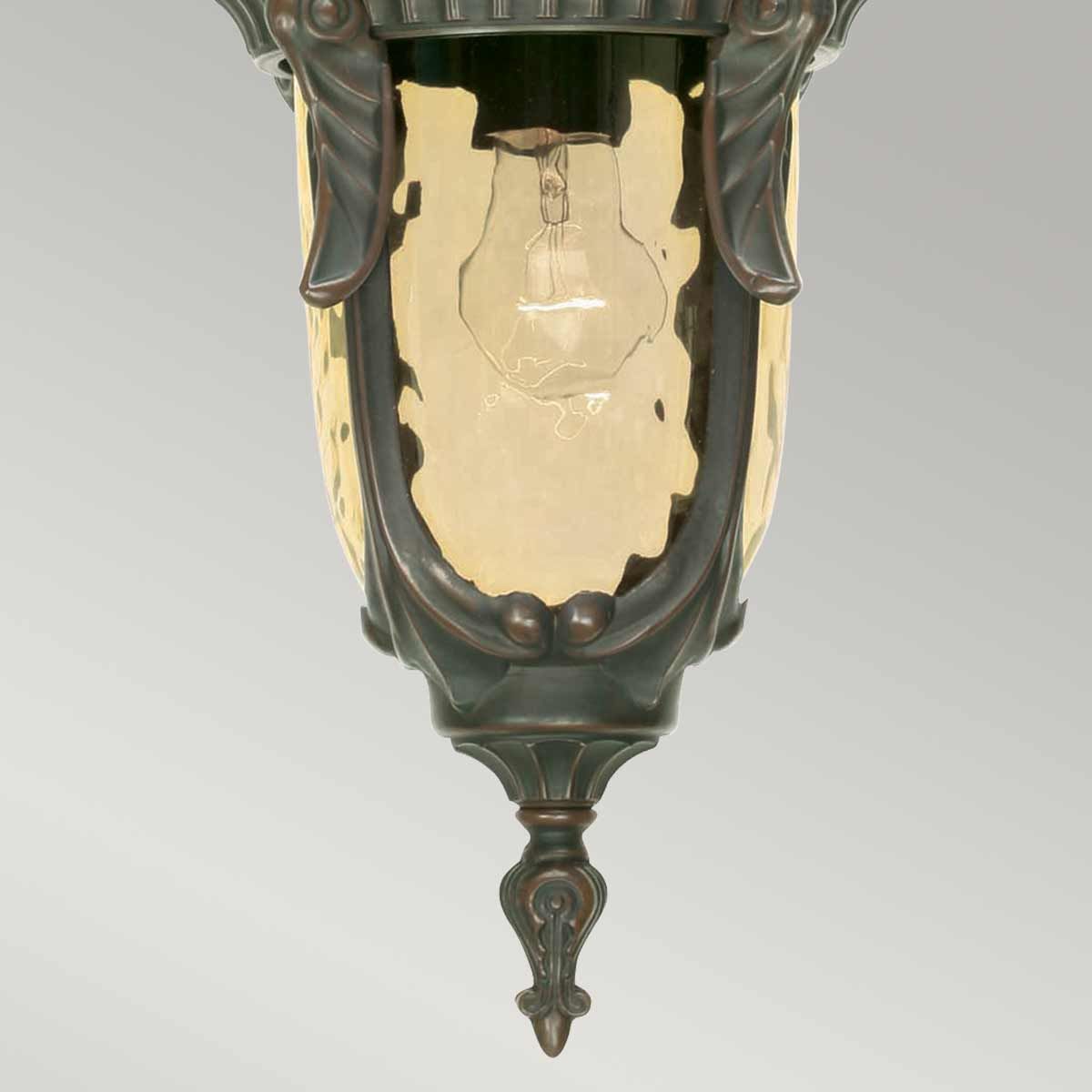 Philadelphia 1 Light Chain Lantern - Old Bronze - Comet Lighting
