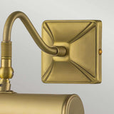 Picture Light 1 Light Small - Brushed Brass - Comet Lighting