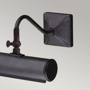 Picture Light 1 Light Small - Black