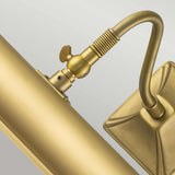 Picture Light 2 Light Large - Brushed Brass - Comet Lighting