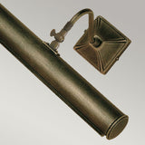 Picture Light 2 Light Large - Black/Gold - Comet Lighting