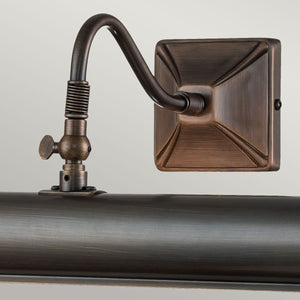 Picture Light 2 Light Large - Dark Bronze - Comet Lighting