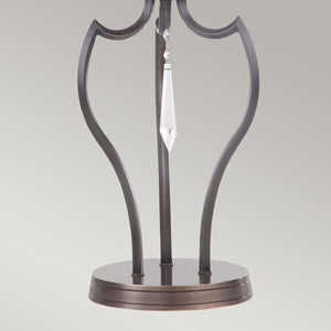 Pimlico 1 Light Table Lamp - Dark Bronze - Comet Lighting
