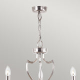 Pimlico 3 Light Chandelier - Polished Nickel