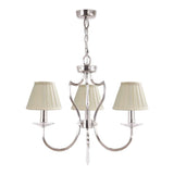 Pimlico 3 Light Chandelier - Polished Nickel