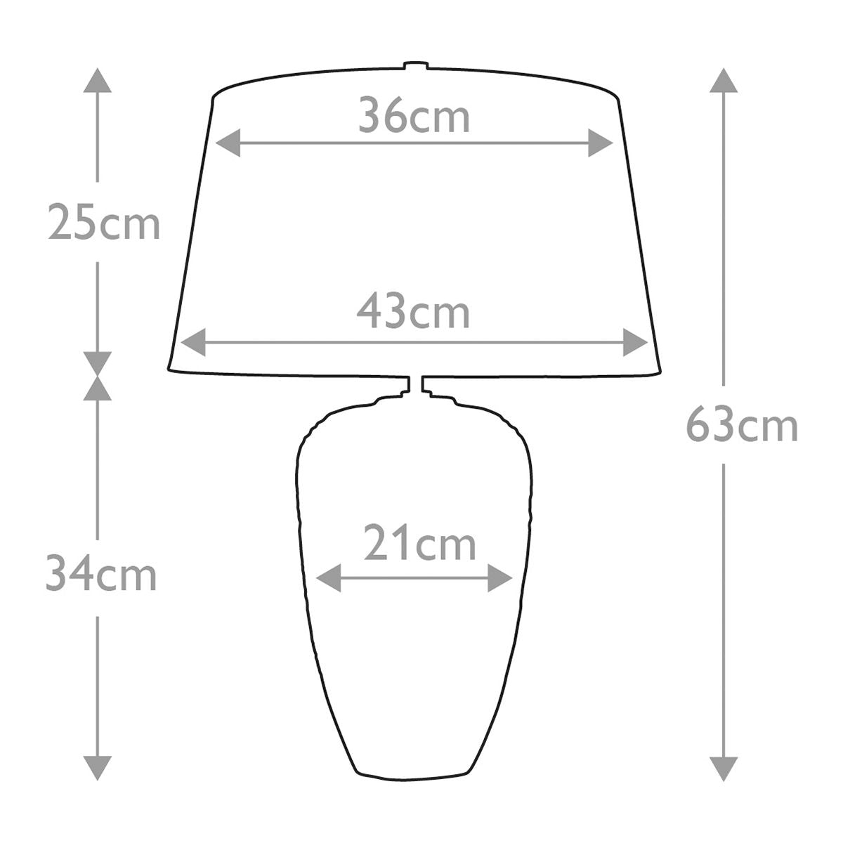 Poseidon 1-Light Table Lamp - Comet Lighting