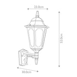 Parish 1 Light Up Wall Lantern