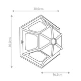 Parish 1 Light Ceiling Flush Lantern - Comet Lighting