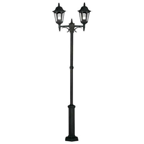 Parish 2 Light Twin Lamp Post - Comet Lighting