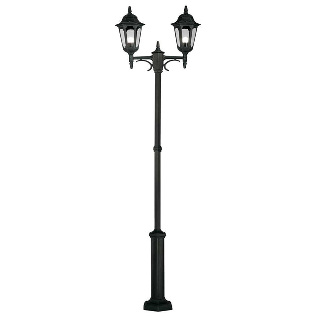 Parish 2 Light Twin Lamp Post - Comet Lighting