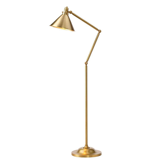 Provence 1-Light Floor Lamp Aged Brass - Comet Lighting