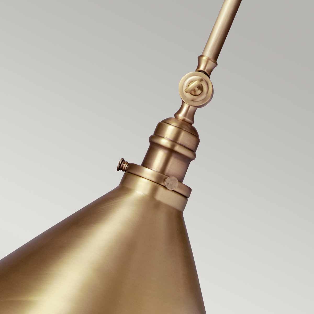 Provence 1 Light Wall Light/Pendant - Aged Brass