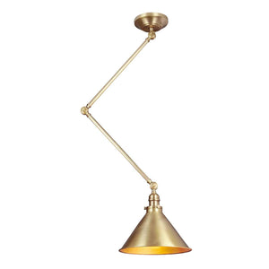 Provence 1-Light Wall Light/Pendant Ceiling Light Aged Brass - Comet Lighting