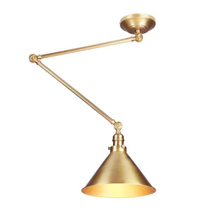 Provence 1-Light Wall Light/Pendant Ceiling Light Aged Brass - Comet Lighting