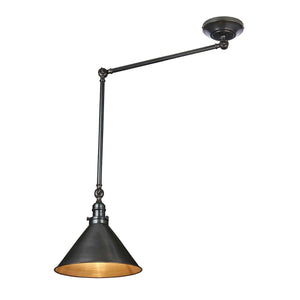 Provence 1-Light Wall Light/Pendant Ceiling Light Old Bronze - Comet Lighting