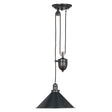 Provence 1 Light Rise and Fall Pendant - Old Bronze - Comet Lighting