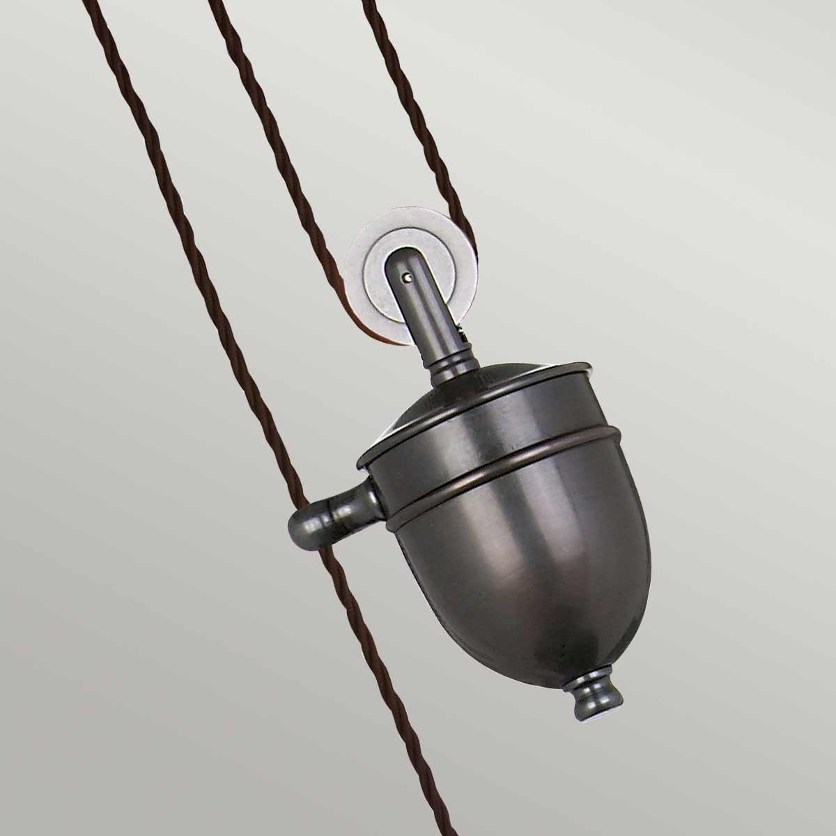 Provence 1 Light Rise and Fall Pendant - Old Bronze - Comet Lighting