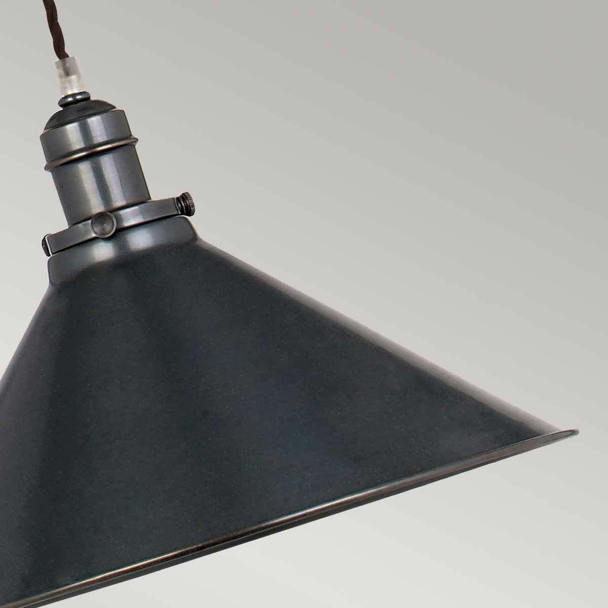 Provence 1 Light Rise and Fall Pendant - Old Bronze - Comet Lighting