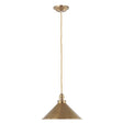 Provence 1 Light Pendant - Aged Brass - Comet Lighting