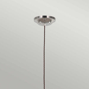 Provence 1 Light Pendant - Polished Nickel - Comet Lighting