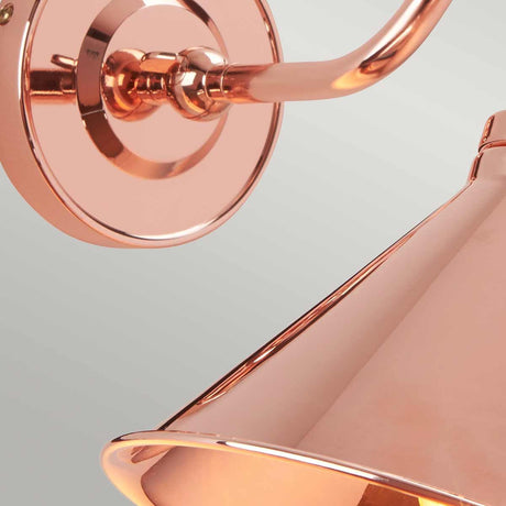 Provence 1 Light Wall Light - Polished Copper - Comet Lighting